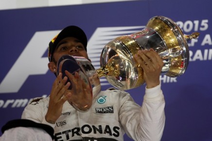 19.04.2015 - Race, Lewis Hamilton (GBR) Mercedes AMG F1 W06 race winner