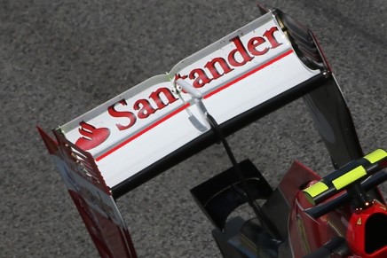 Ala posteriore Ferrari GP Spagna 2015