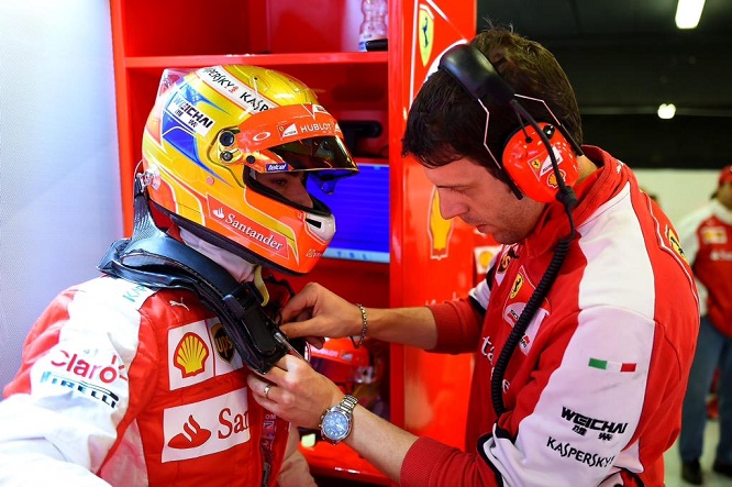 Ferrari Gutierrez Test Barcellona 2015