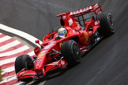 Massa Ferrari Barcellona 2007