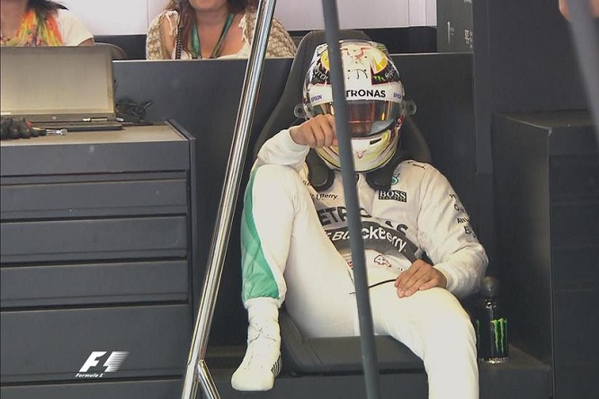 Mercedes Hamilton PL2 Spagna 2015