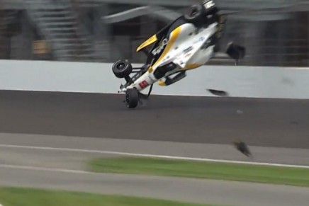 Newgarden incidente libere Indy 500 14 maggio 2015