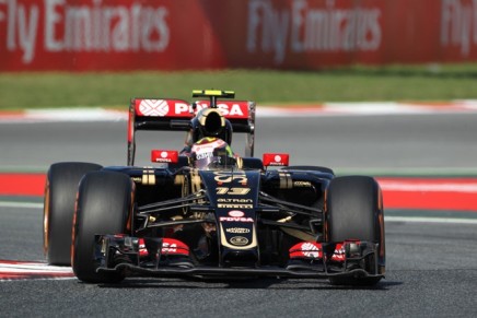 08.02.2015- Free Practice 1, Pastor Maldonado (VEN) Lotus F1 Team E23