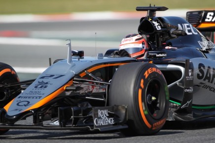 08.02.2015- Free Practice 1, Nico Hulkenberg (GER) Sahara Force India F1 VJM08