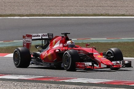 09.05.2015- Free practice 3, Sebastian Vettel (GER) Scuderia Ferrari SF15-T