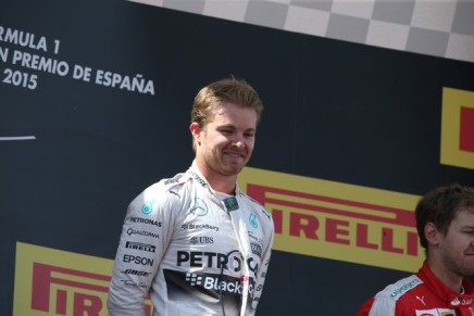 10.05.2015- Podium, winner Nico Rosberg (GER) Mercedes AMG F1 W06