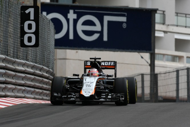 21.05.2015- Free Practice 1, Nico Hulkenberg (GER) Sahara Force India F1 VJM08