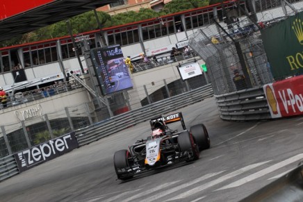 23.05.2015- free practice 3, Nico Hulkenberg (GER) Sahara Force India F1 VJM08