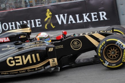 23.05.2015- free practice 3, Romain Grosjean (FRA) Lotus F1 Team E23