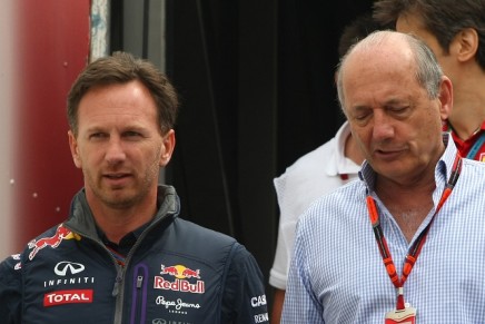 Monaco Grand Prix, Monte Carlo 20 - 24 May 2015 Horner, Red Bull - Dennis, McLaren