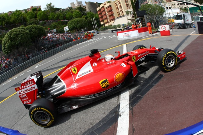 23.05.2015- free practice 3, Sebastian Vettel (GER) Scuderia Ferrari SF15-T