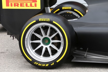23.05.2015- Pirelli presents the new 18" tire for Gp2