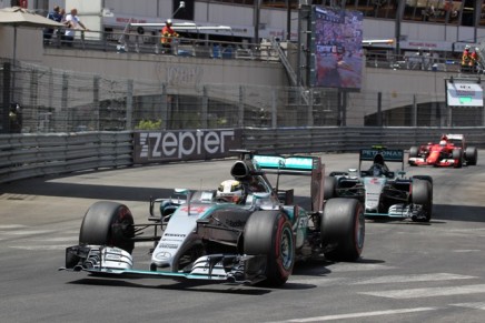 25.05.2015- Race, Lewis Hamilton (GBR) Mercedes AMG F1 W06