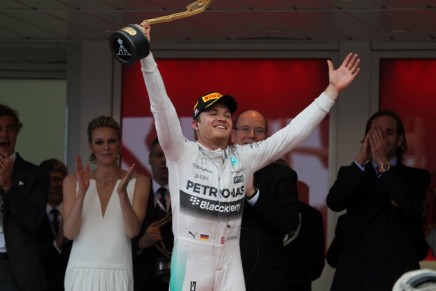 24.05.2015- Podium, winner of the race Nico Rosberg (GER) Mercedes AMG F1 W06