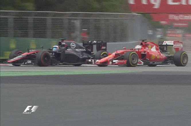 Alonso Vettel GP Canada 2015