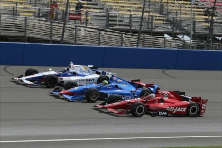 Andretti Kanaan Rahal IndyCar Fontana 2015