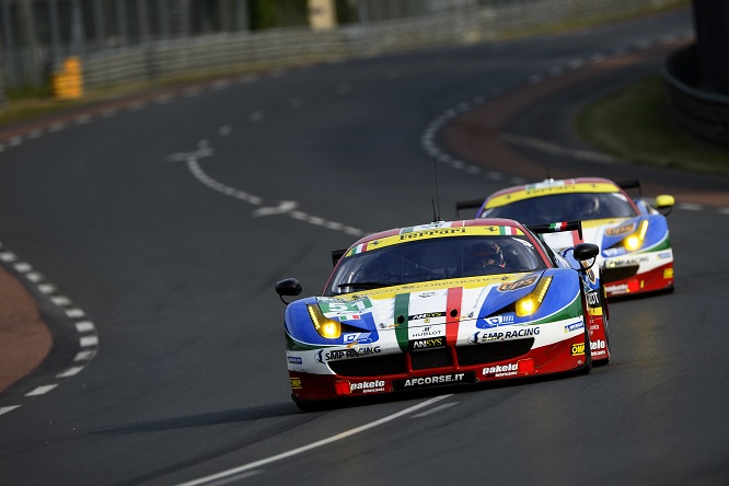 Bruni Fisichella Vilander Ferrari Le Mans 2015