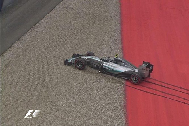 Mercedes Rosberg Errore qualifica Austria 2015