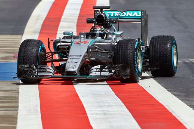 Mercedes Wehrlein Test red Bull Ring 2015