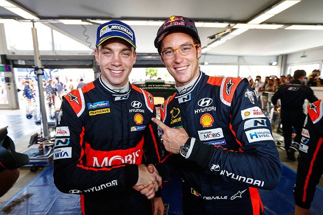 Paddon Neuville Hyundai Wrc Sardegna 2015