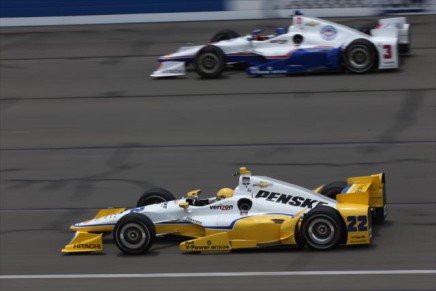 Pagenaud e Castroneves IndyCar Fontana qualifiche 2015