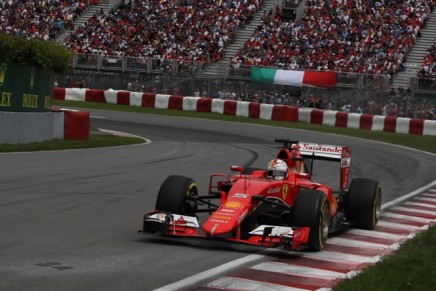 07.06.2015 - Race, Sebastian Vettel (GER) Scuderia Ferrari SF15-T