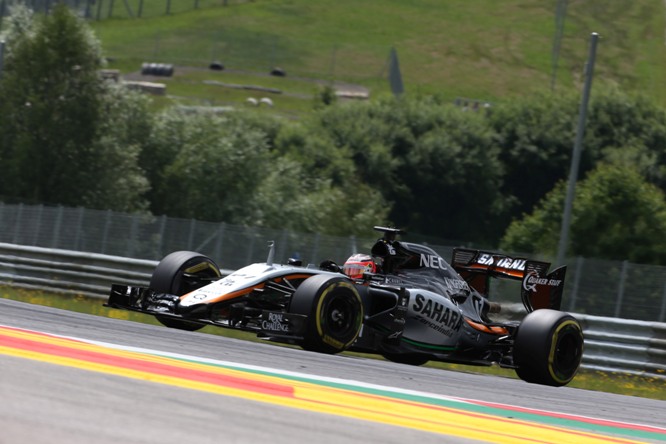 19.06.2015- Free Practice 1, Nico Hulkenberg (GER) Sahara Force India F1 VJM08