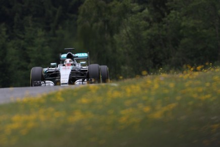 19.06.2015- Free Practice 1, Lewis Hamilton (GBR) Mercedes AMG F1 W06