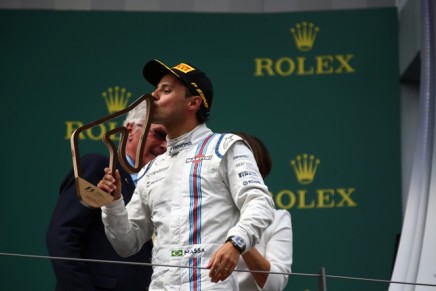 21.06.2015- Podium, 3rd Felipe Massa (BRA) Williams F1 Team FW37