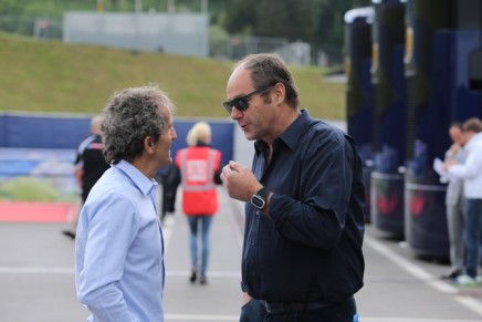 21.06.2015- Alain Prost (Fra) and Gherard Berger (AUT)