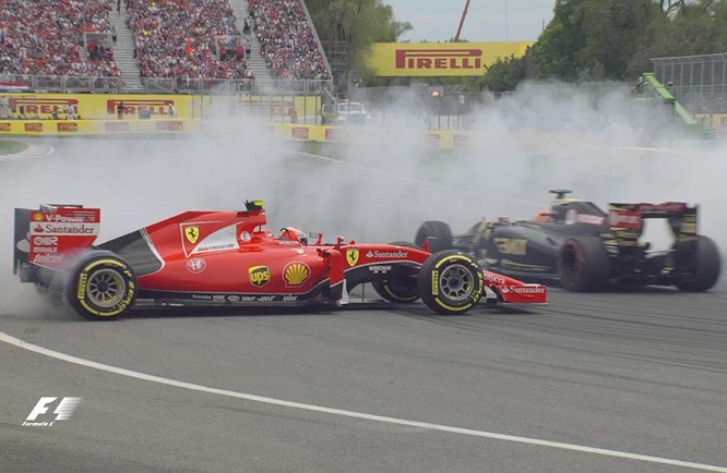 Raikkonen Ferrari Testacoda GP Canada 2015