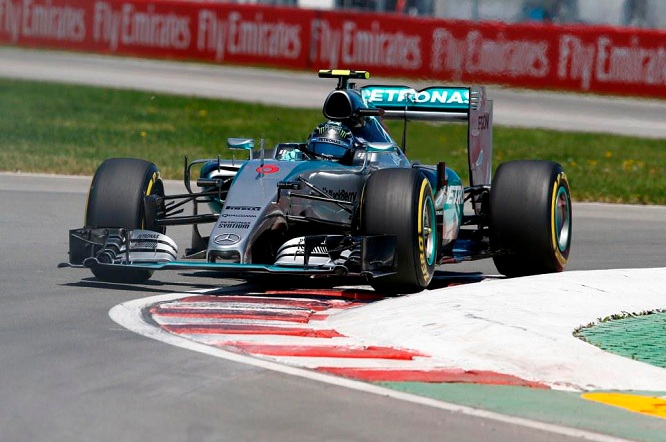 Rosberg Mercedes Canada 2015