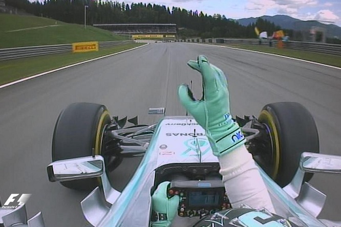 Rosberg Mercedes Vittoria Austria 2015