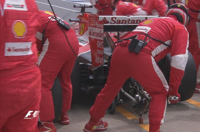 Vettel Ferrari GP Canada 2015
