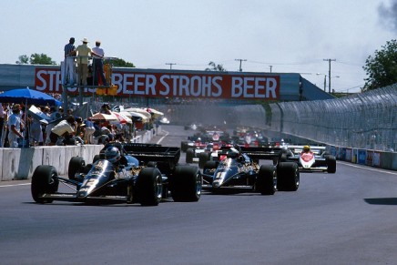 F1 Dallas 1984 partenza