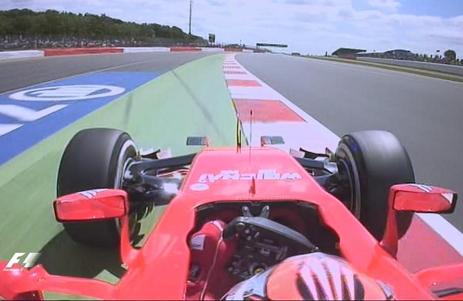 Ferrari Raikkonen Copse Qualifiche Silverstone 2015