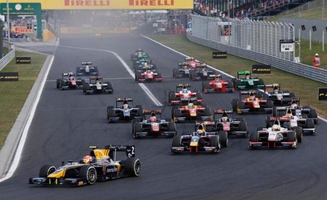 GP2 Hungaroring start race 1