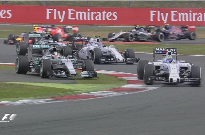 Hamilton Massa Bottas Silverstone 2015