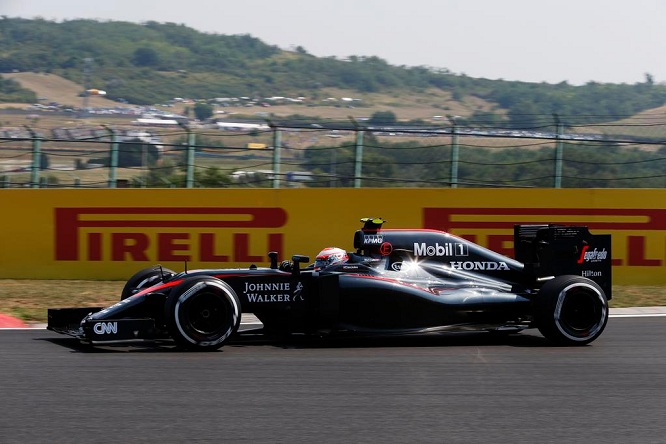 Jenson Button McLaren Ungheria 2015