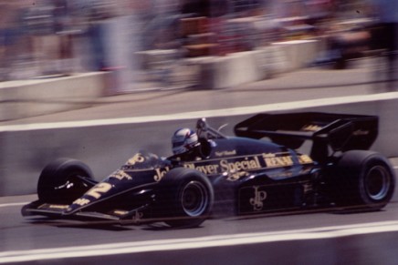 Mansell Lotus_95T Renault Dallas 1984