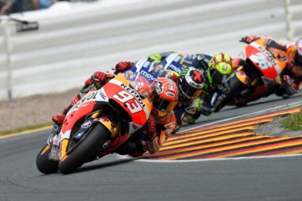 Marquez Lorenzo Pedrosa Rossi Germania MotoGP 2015