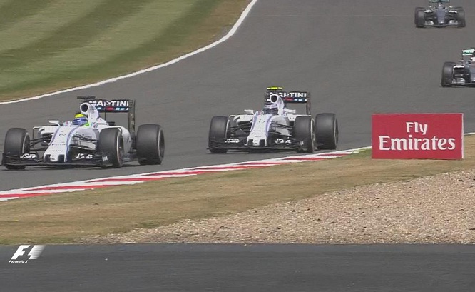 Massa Bottas Hamilton Rosberg Silverstone 2015