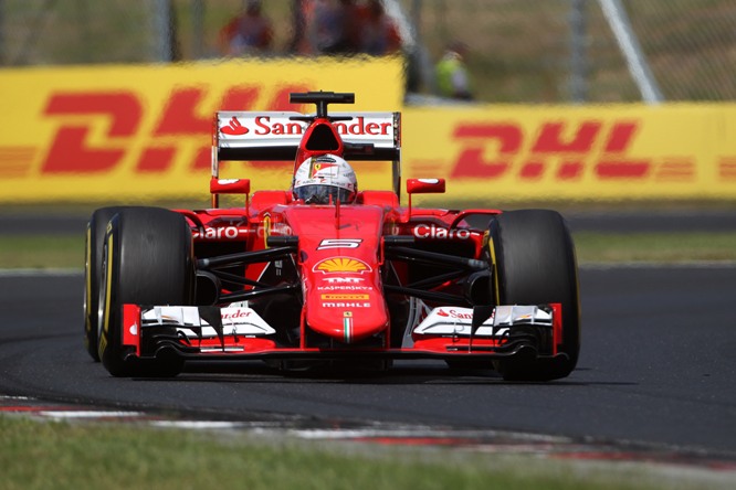 26.07.2015 - Race, Sebastian Vettel (GER) Scuderia Ferrari SF15-T