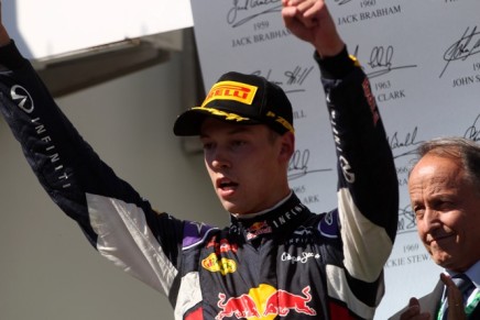 26.07.2015 - Race, 2nd position Daniil Kvyat (RUS) Red Bull Racing RB11