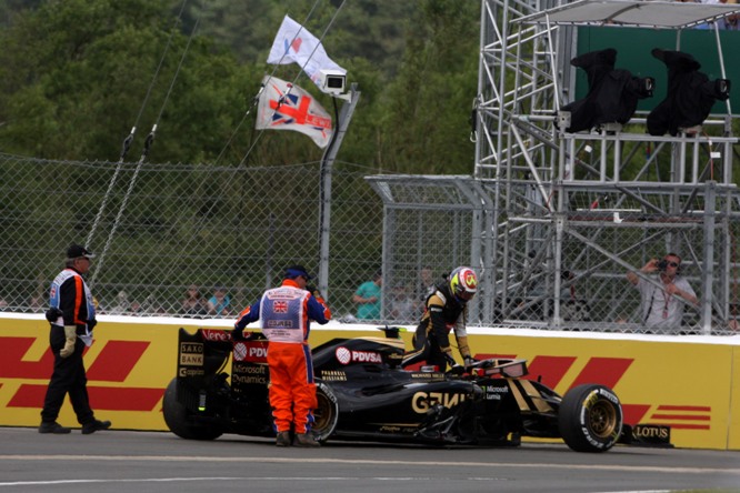 05.07.2015- Race, Pastor Maldonado (VEN) Lotus F1 Team E23