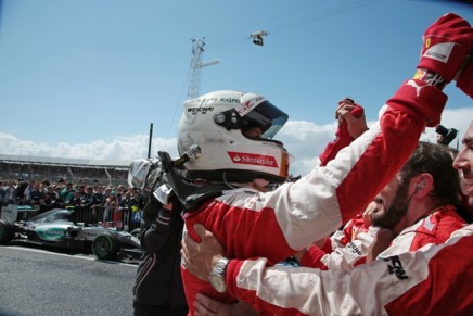 05.07.2015- Race, 3rd position Sebastian Vettel (GER) Scuderia Ferrari SF15-T