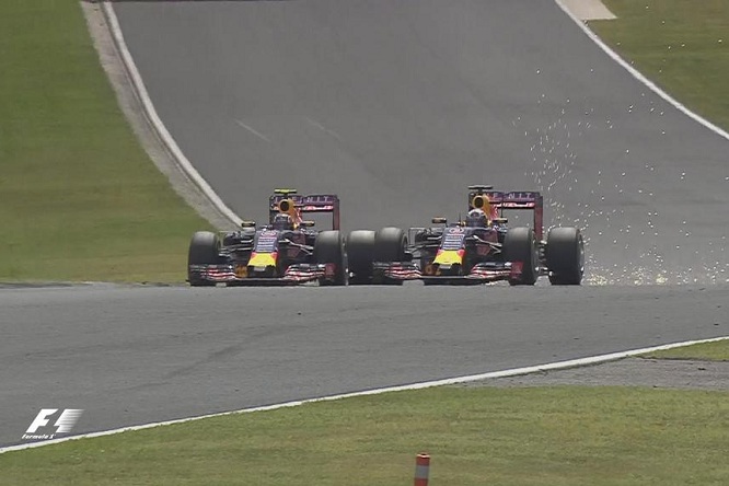 Red Bull Ricciardo Kvyat Ungheria 2015 alto