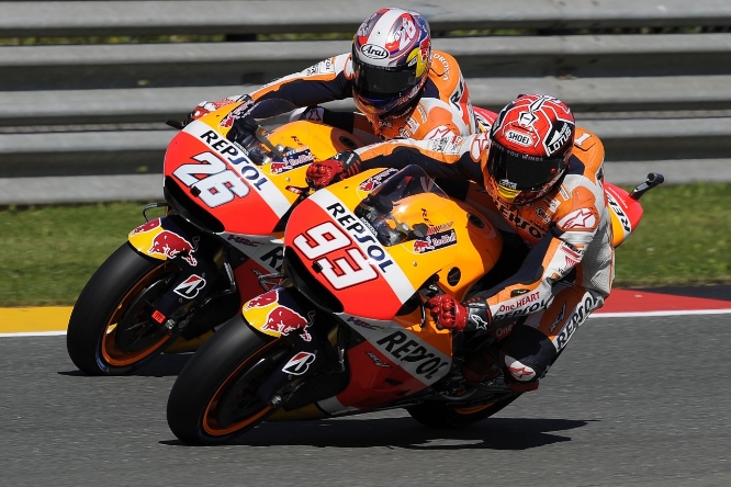 Sachsenring 2015 Marquez Pedrosa