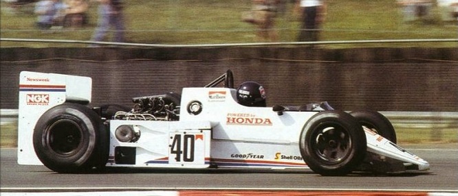 Spirit Honda 201 Johansson Silverstone 1983