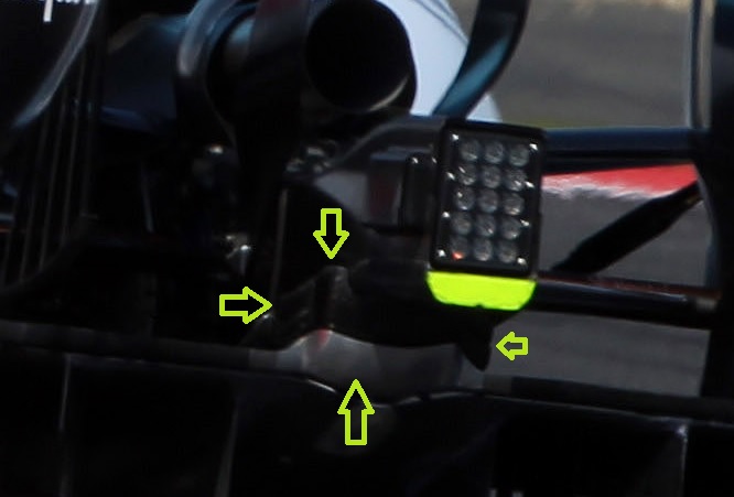 Williams diffusore GP Gran Bretagna 2015